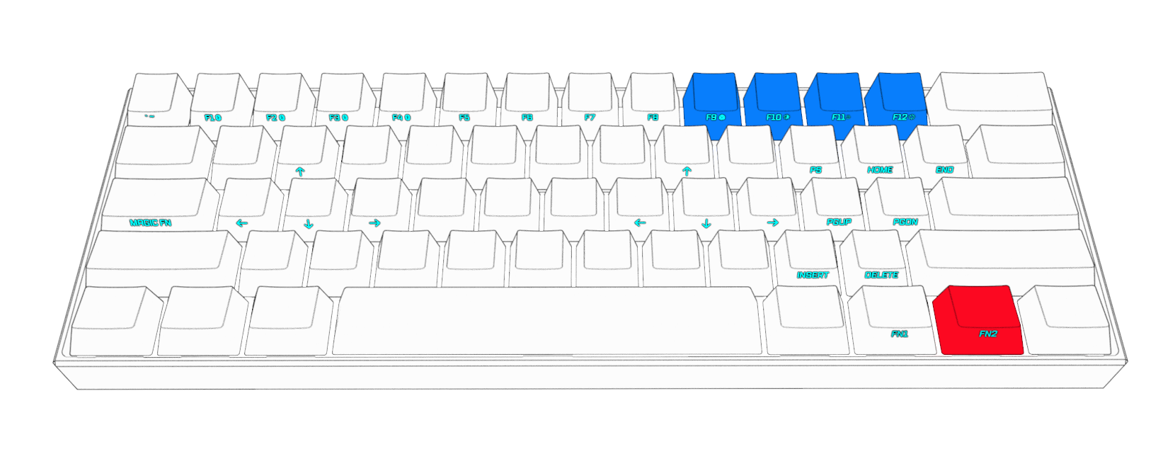 anne pro 2 turn on rgb